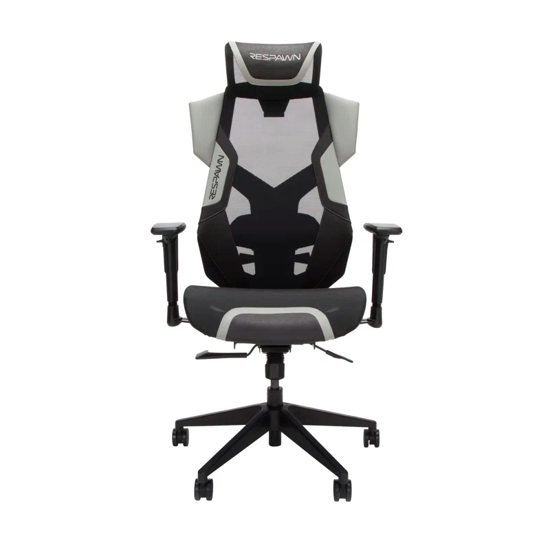 Respawn RESPAWN FLEXX Mesh Gaming Chair With Lumbar Support, Ergonomic Gaming Chair with Recline/Tilt Tension Controls, Adjustable Arms, 300lb Max Weight With Wheels for Computer/Desk/Office