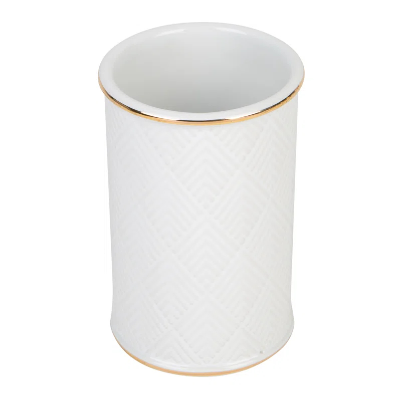 Elle Décor Ceramic Bathroom Accessories Ceramic / Porcelain Tumbler