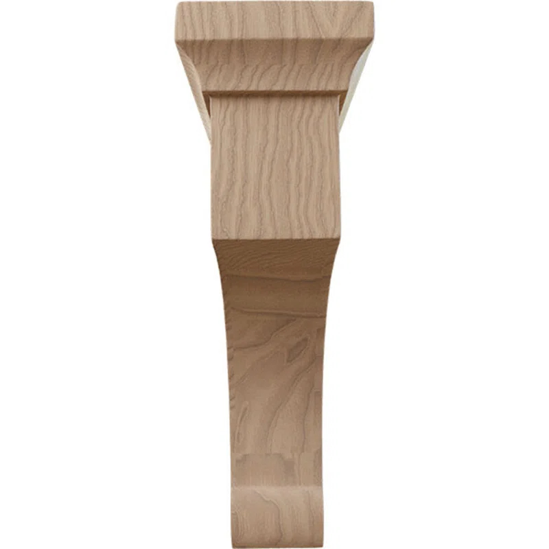 Ekena Millwork Gomez 8'' H x 2.5'' W x 6'' D Wood Bracket / Corbel