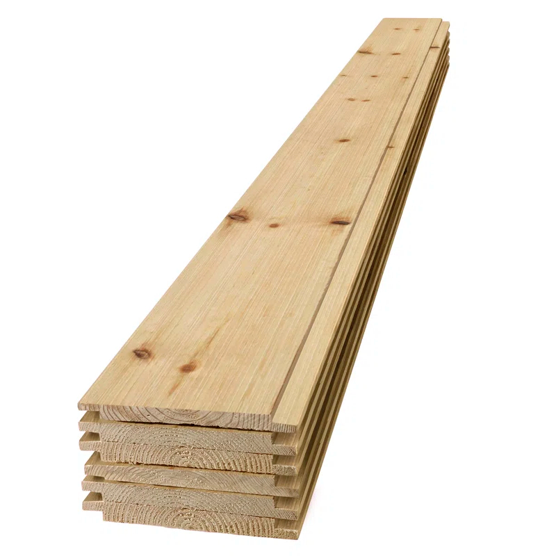 UFP-Edge Edge 1 in. x 8 in. x 8 ft. Rustic Collection Shiplap Pine Board (Set of 6)