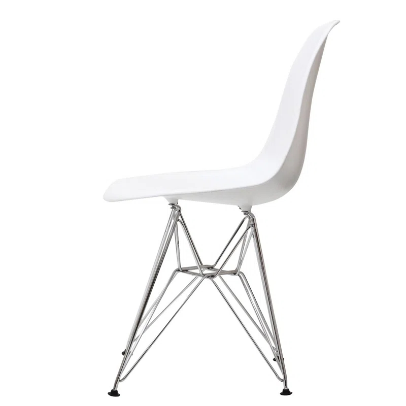 Modway Modway Plastic Dining Chair with Wire Base