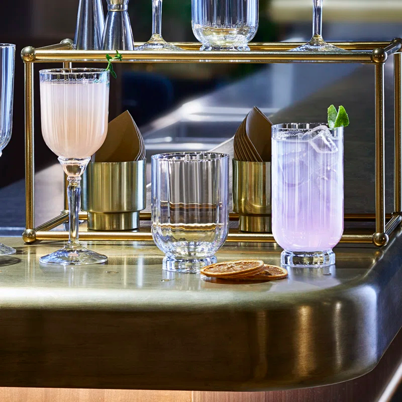 Bormioli Rocco Florian 12.6oz. Drinking Glass Set (Set of 4)