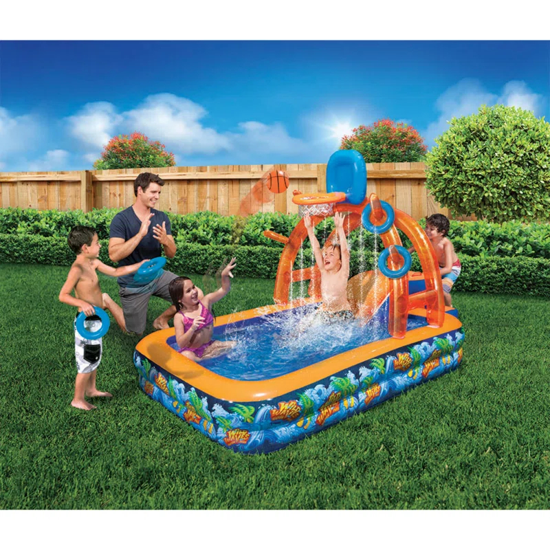Banzai 52' x '88 Bounce House with Water Slide