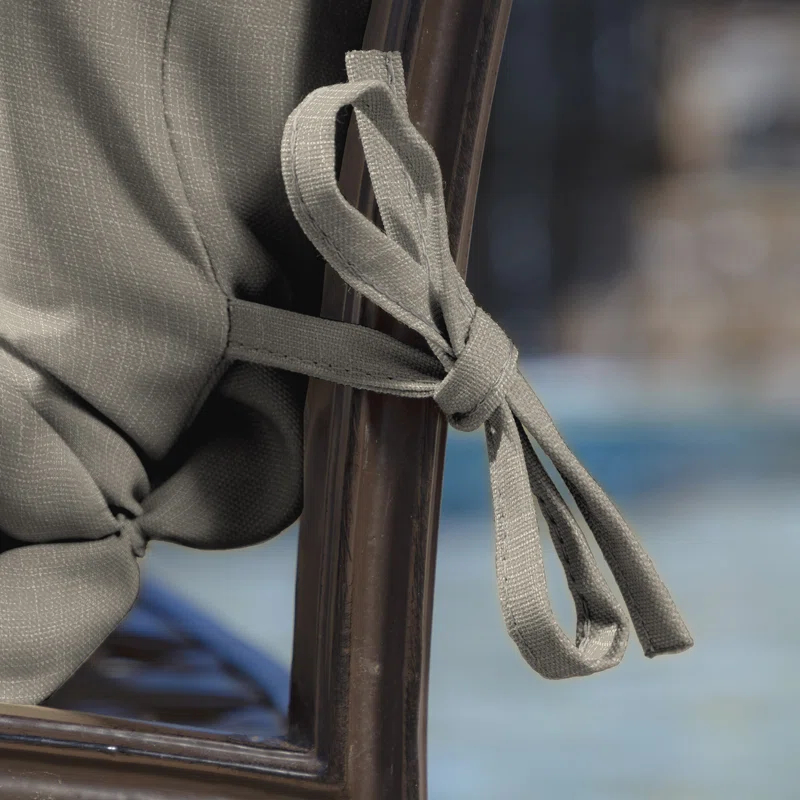 ARDEN Arden earthFIBER Plush Modern Tufted Polyfill Dining Chair Cushion, 21 x 40 (Set of 2)