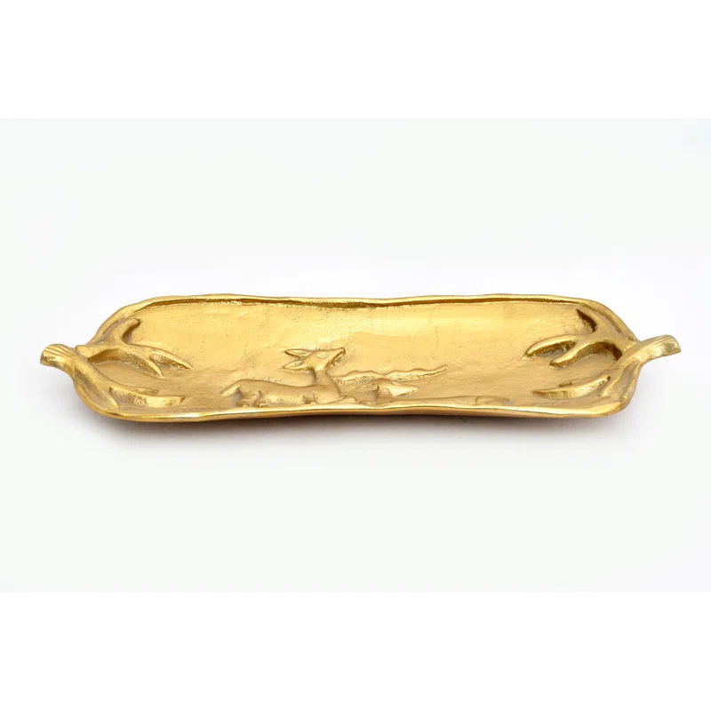 India Handicrafts, Inc. Stainless Steel Tray