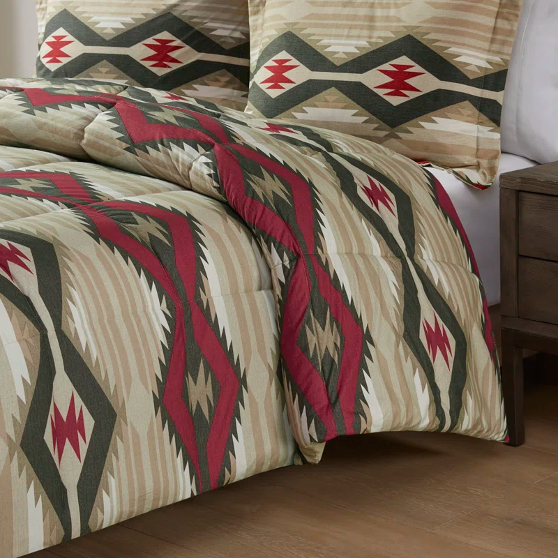 Woolrich Emmet Creek Down Alternative Comforter Set with Throw Pillow