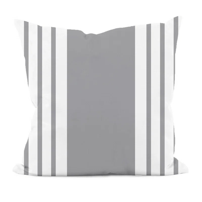 e by design Striped Reversible Throw Pillow