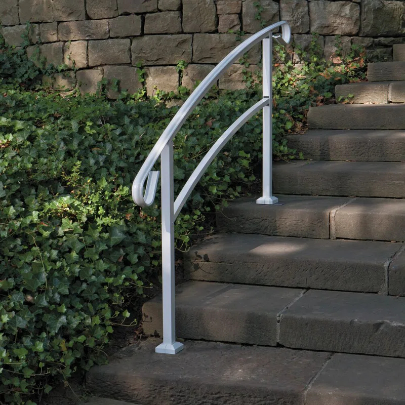 Barrette Outdoor Living Handirail 4-Step Aluminum Rail Kit