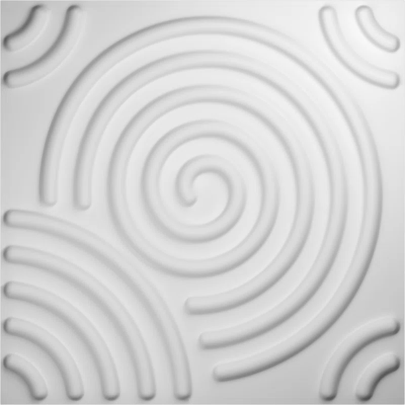 Ekena Millwork Spiral EnduraWall Decorative 3D Wall Panel (Set of 10)