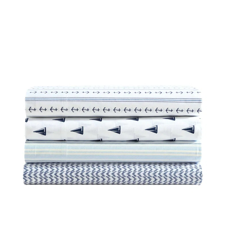 Nautica Nautica Printed Cotton Percale Sheet Sets