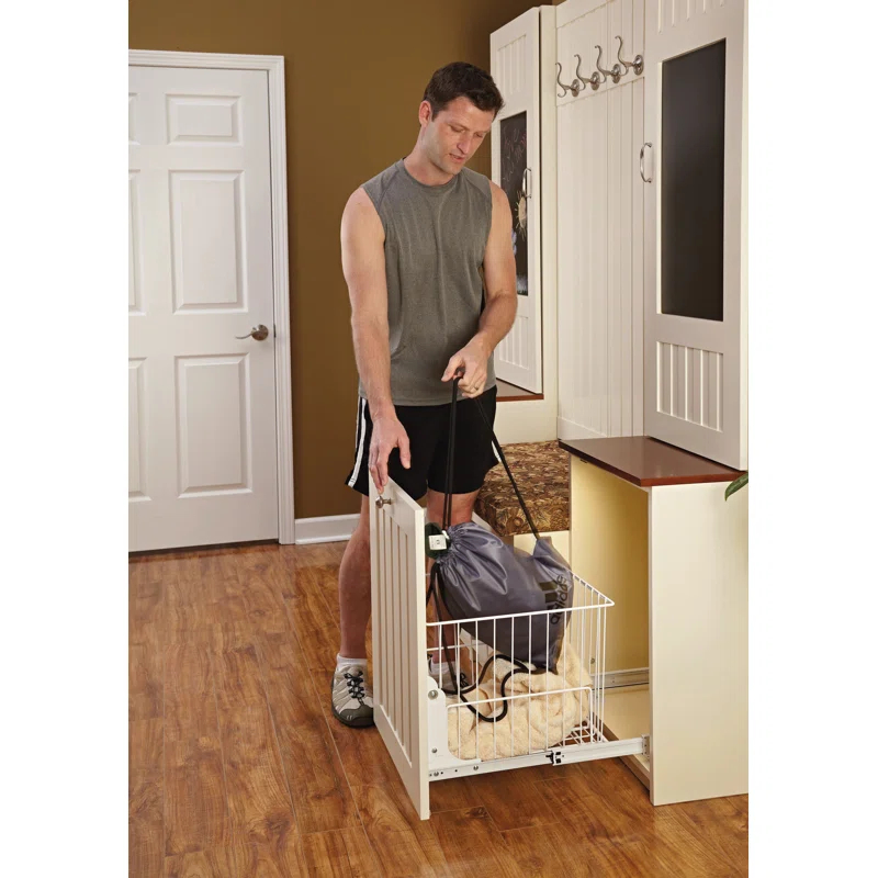 Rev-A-Shelf Rev-A-Shelf Steel Wire Pull Out Hamper for Vanity/Closet Applications