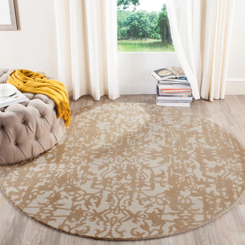 Safavieh Restoration Vintage Hanf Tufted Wool Pile Floral Rug