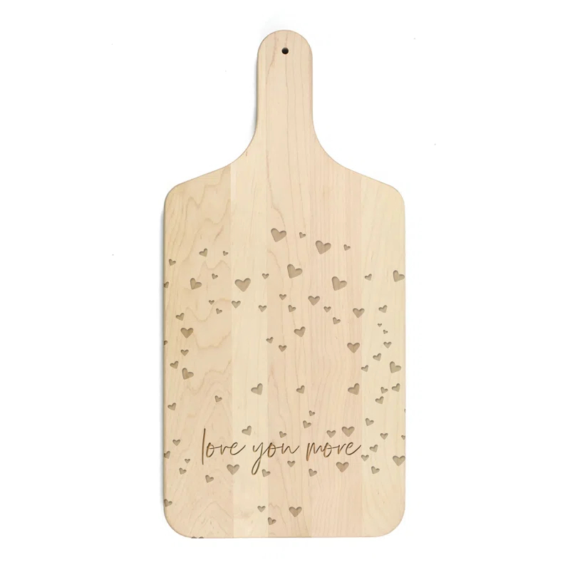 Designs Direct Creative Group Love You More Paddle Cutting Board