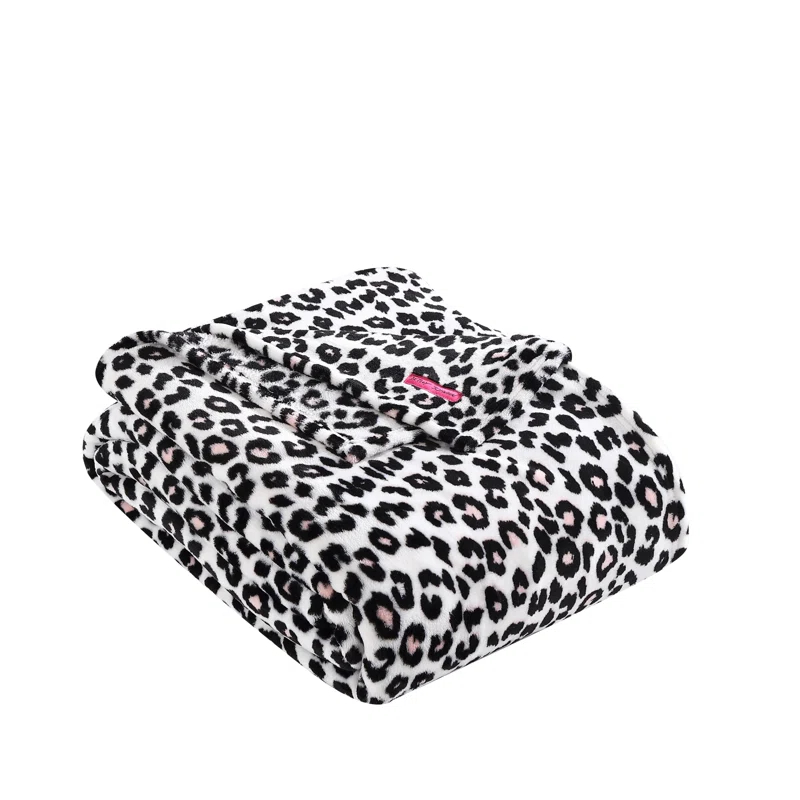 Betsey Johnson Betsey Johnson Printed Ultra Soft Plush Fleece Blankets