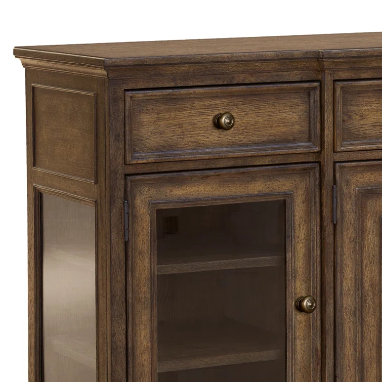Pulaski Furniture Revival Row 3-Drawer Buffet with Cabinet Doors