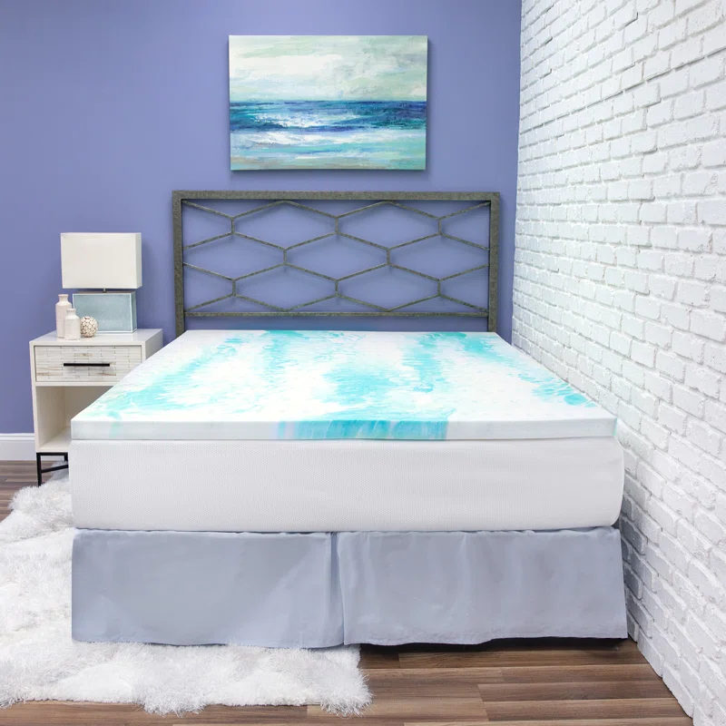 2'' Gel Memory Foam Mattress Topper
