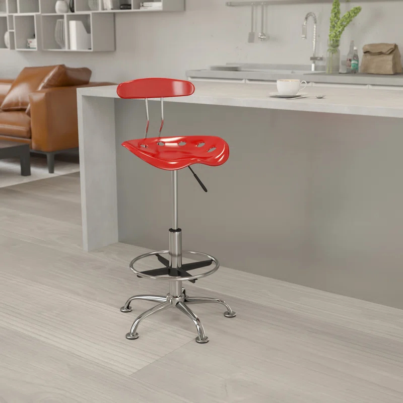 Flash Furniture Monroe Adjustable Height Swivel Bar Stool