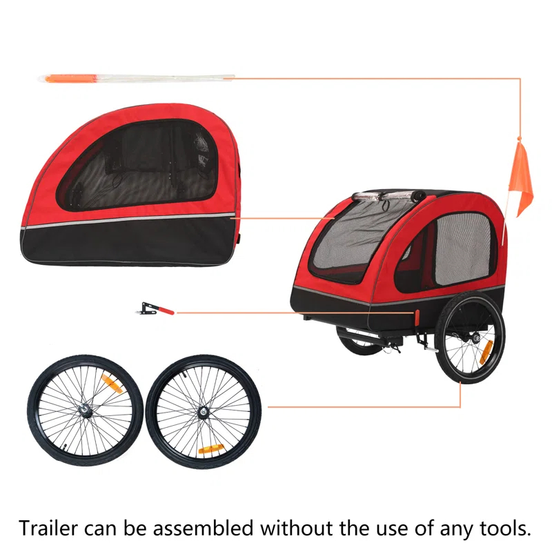Sepnine Dog Bike Trailer