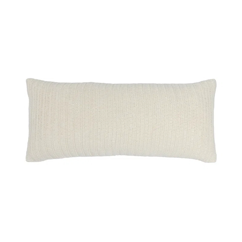 Villa by Classic Home Nakeya Knitted 16"x36"  Throw Pillow