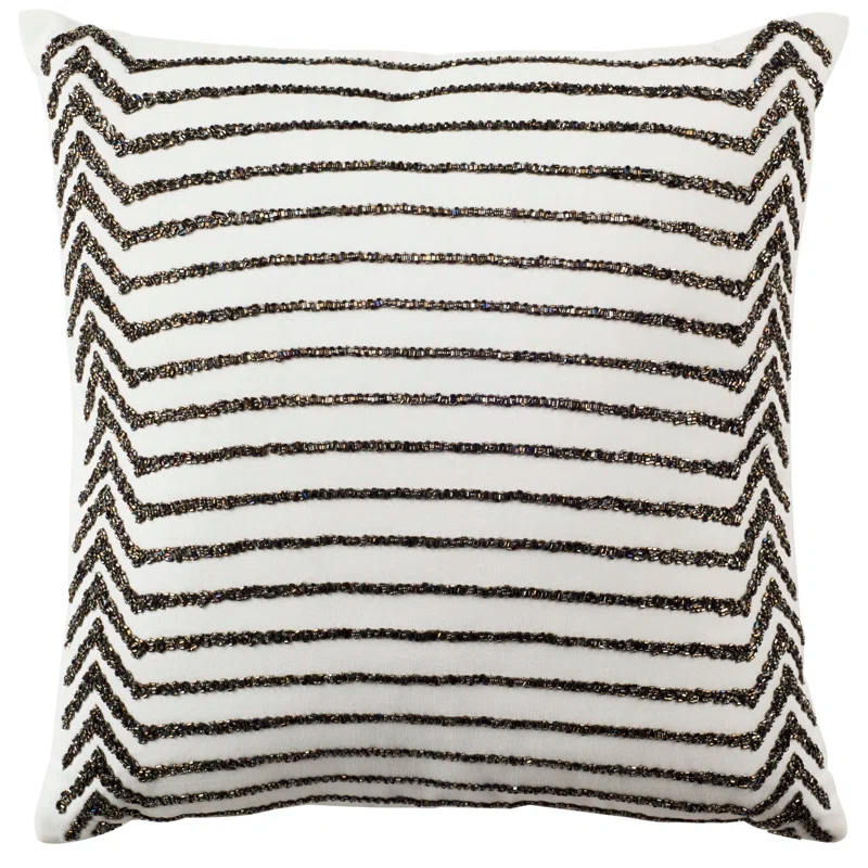 Safavieh Appliqued Cotton Throw Pillow