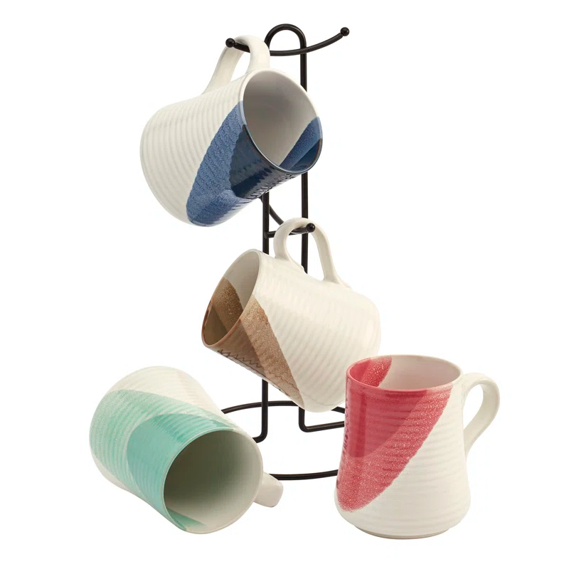 Tabletops Avenue Tabletops Avenue 5 piece Mug Tree Set (Set of 4)