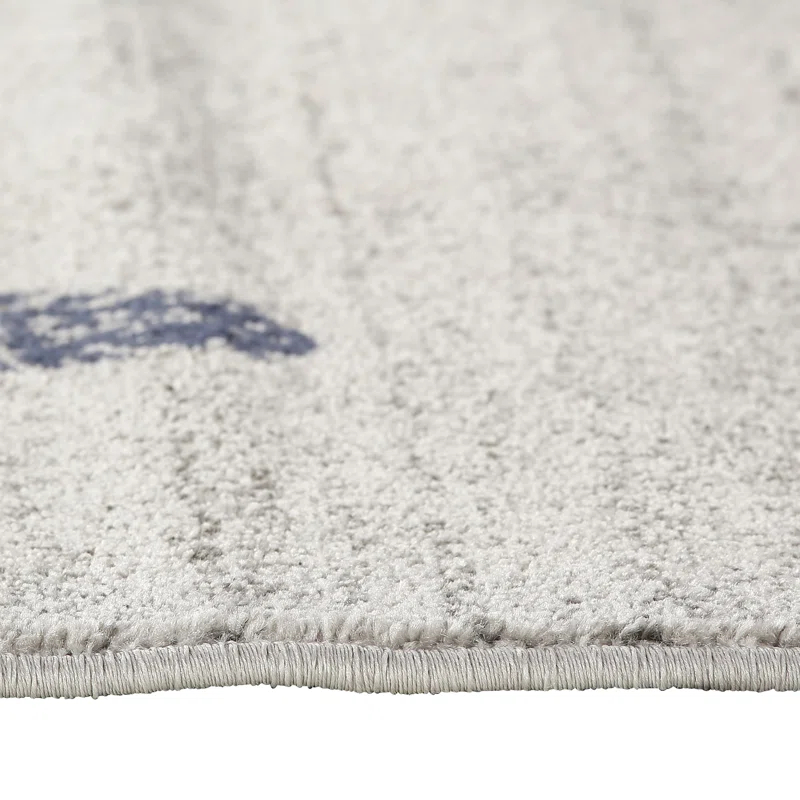 Thomas Paul Thomas Paul Starfish and Striped Gray Rug
