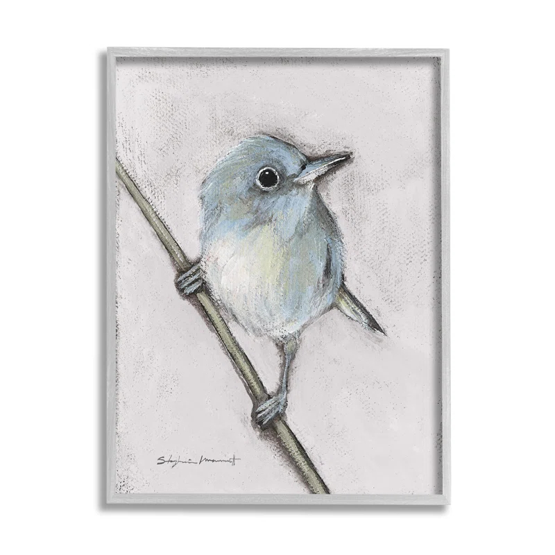 Stupell Industries " Wildlife Perched Bird "