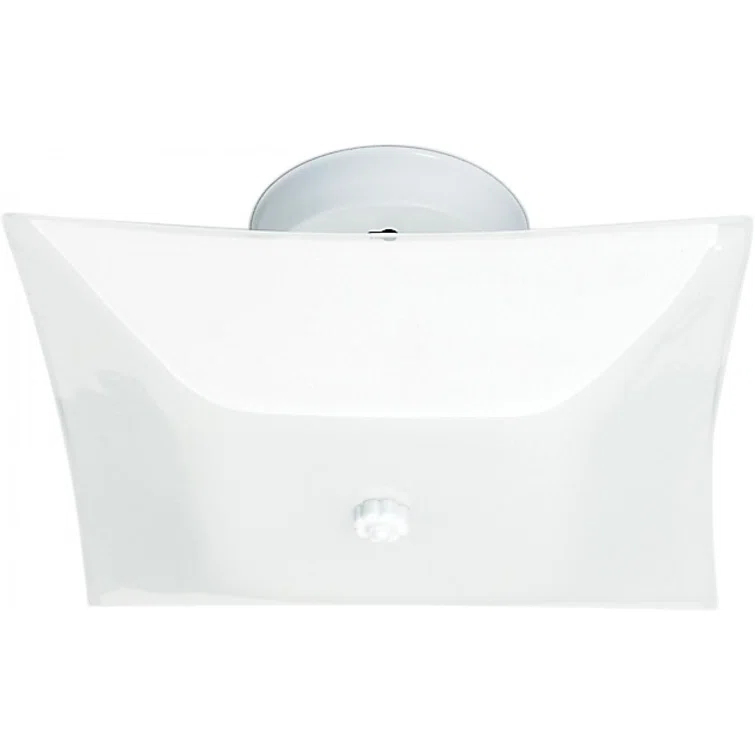 Wrought Studio™ Ollis Glass Semi Flush Mount