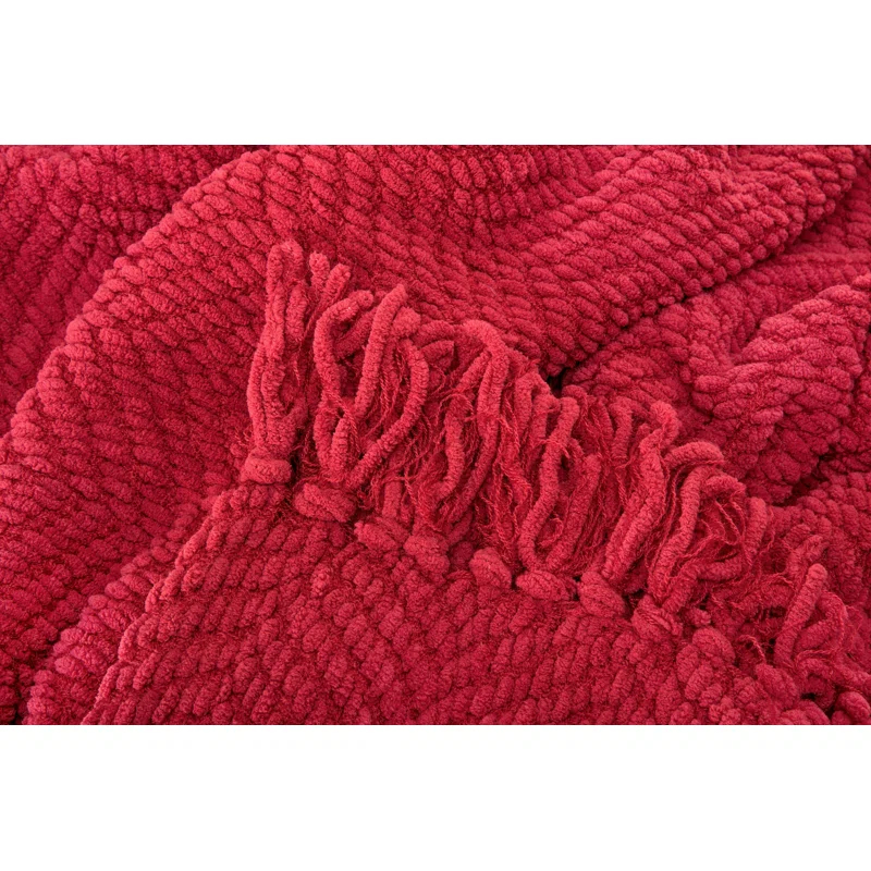 Chanasya Textured Knitted Throw