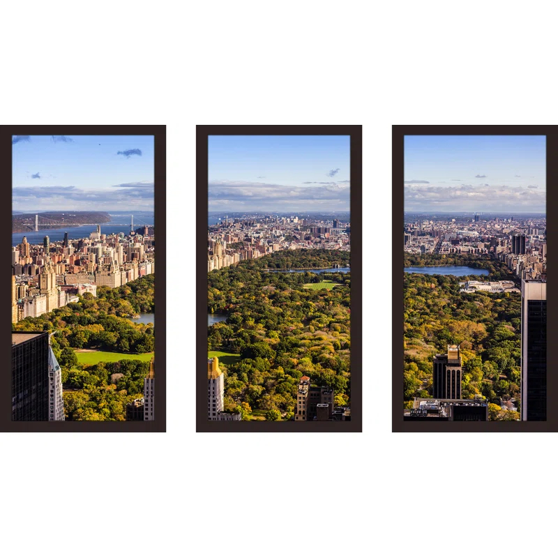 Picture Perfect International " New York Central Park I " 3 - Pieces
