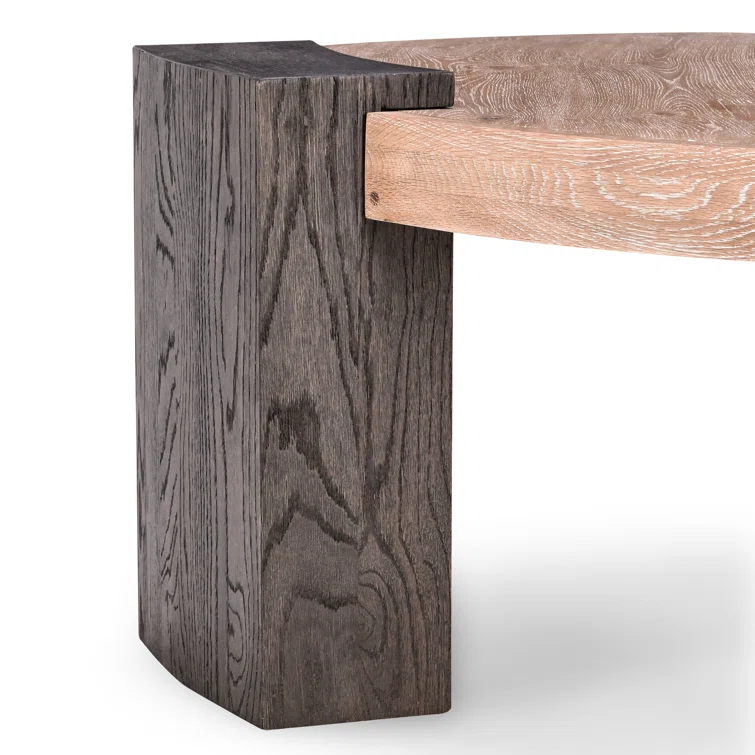 Classic Home Rio Wood Round Coffee Table In Dark Brown