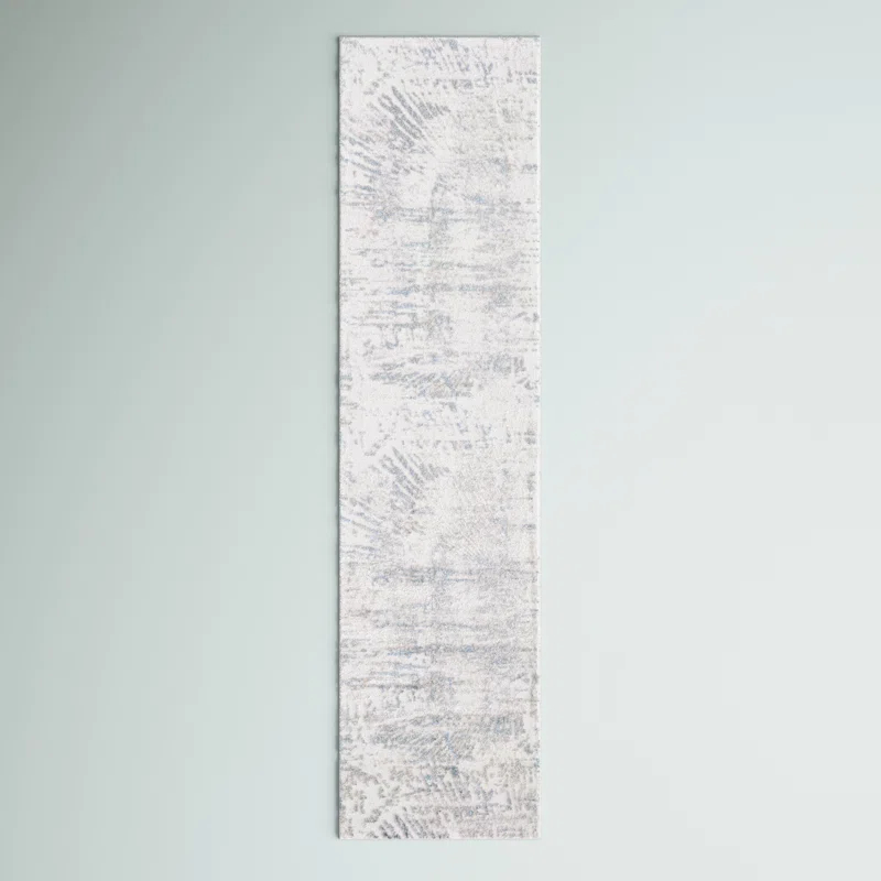 Steelside™ Wayde Abstract Gray/Beige Area Rug
