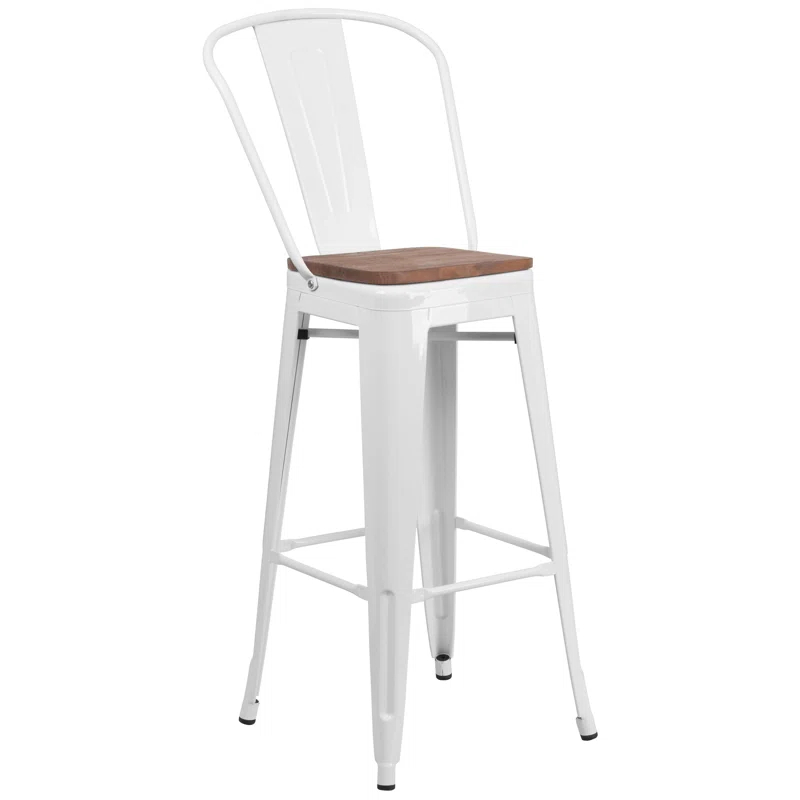 Flash Furniture Steel Outdoor Stool