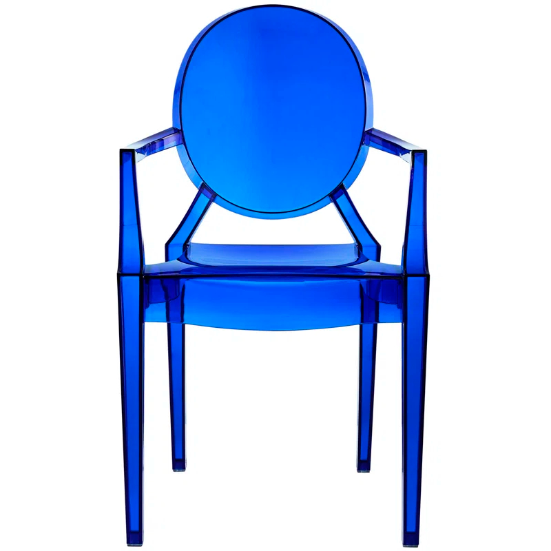 Plata Import Casper Dining Armchair in Blue