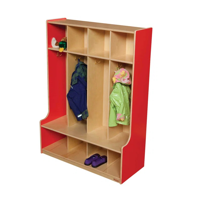 Wood Designs 3 Section Seat Locker
