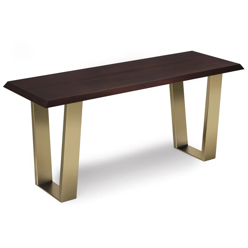 Simpli Home Lewis Solid Wood Bench