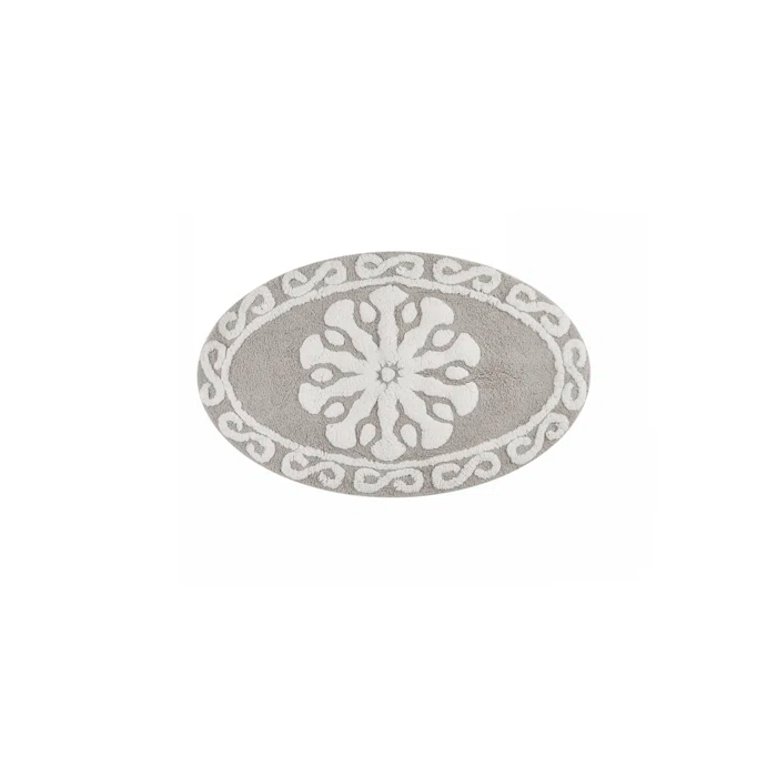 Madison Park Casablanca Medallion Cotton Tufted Bath Rug