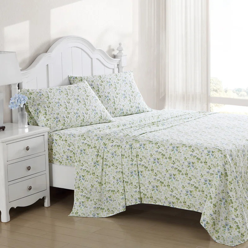 Laura Ashley Laura Ashley Sateen Cotton Printed Sheet Sets