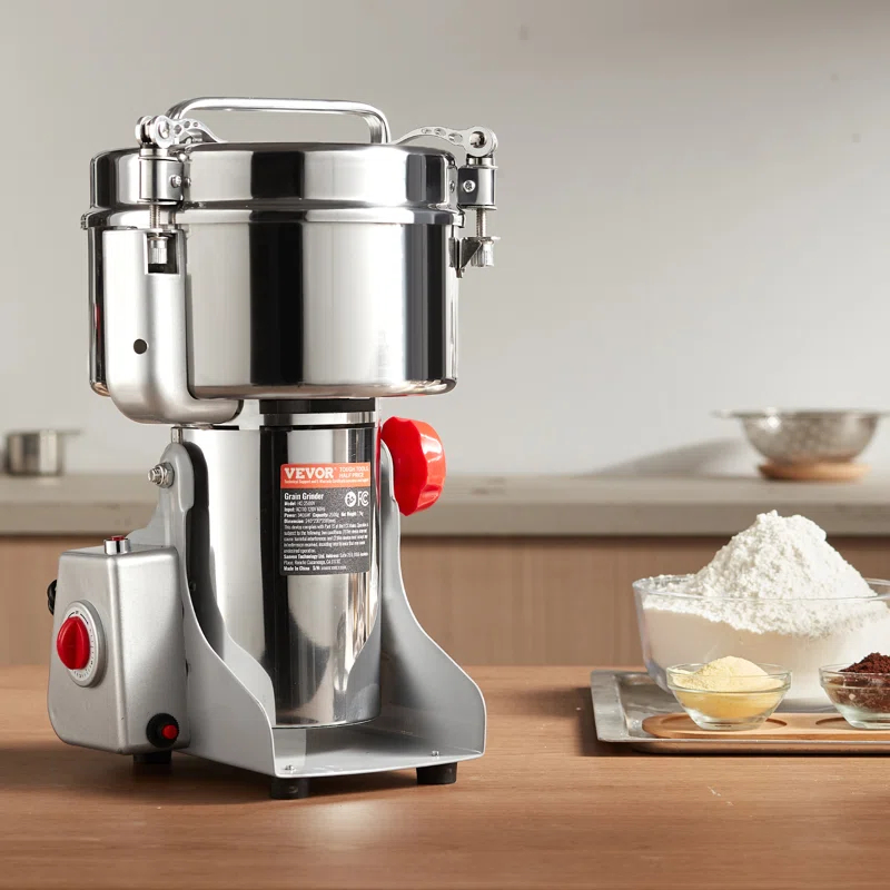 VEVOR 2500g Commercial Spice Grinder Electric Grain Mill Grinder High Speed | Wayfair
