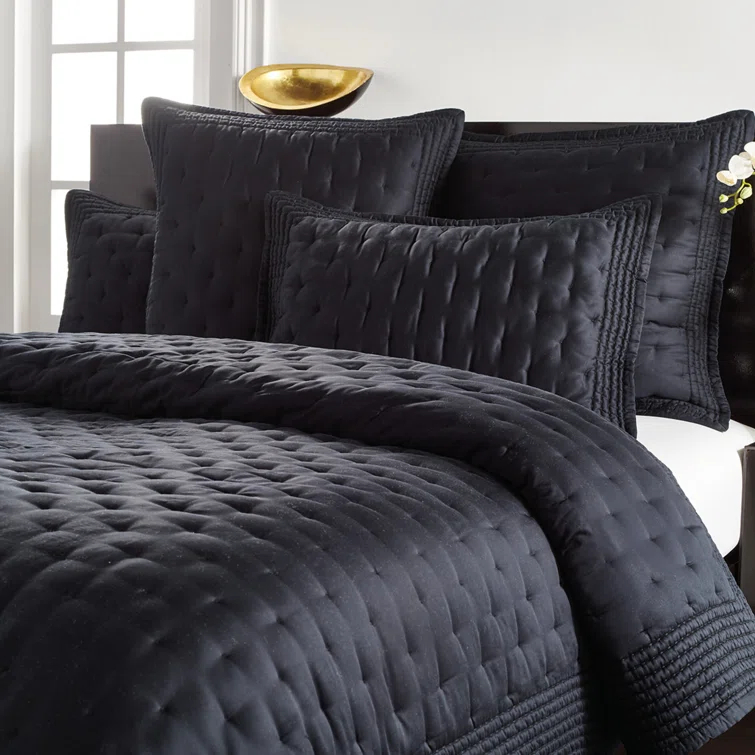 Ivory Pure Silk King Quilt with Shams