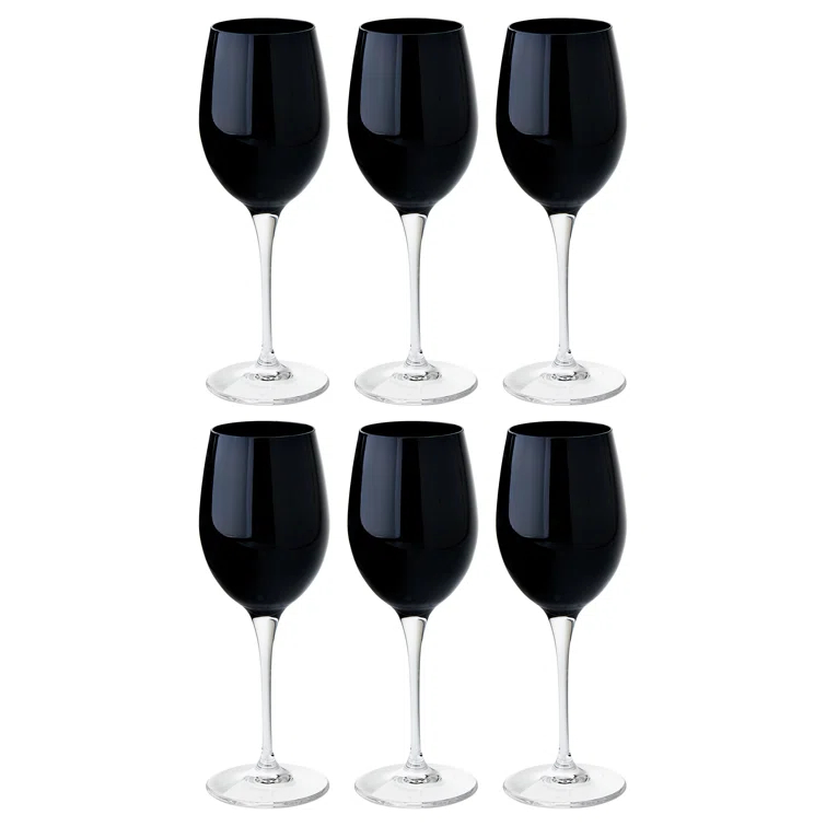 Majestic Crystal Crystal Wine Glass Set (Set of 6)