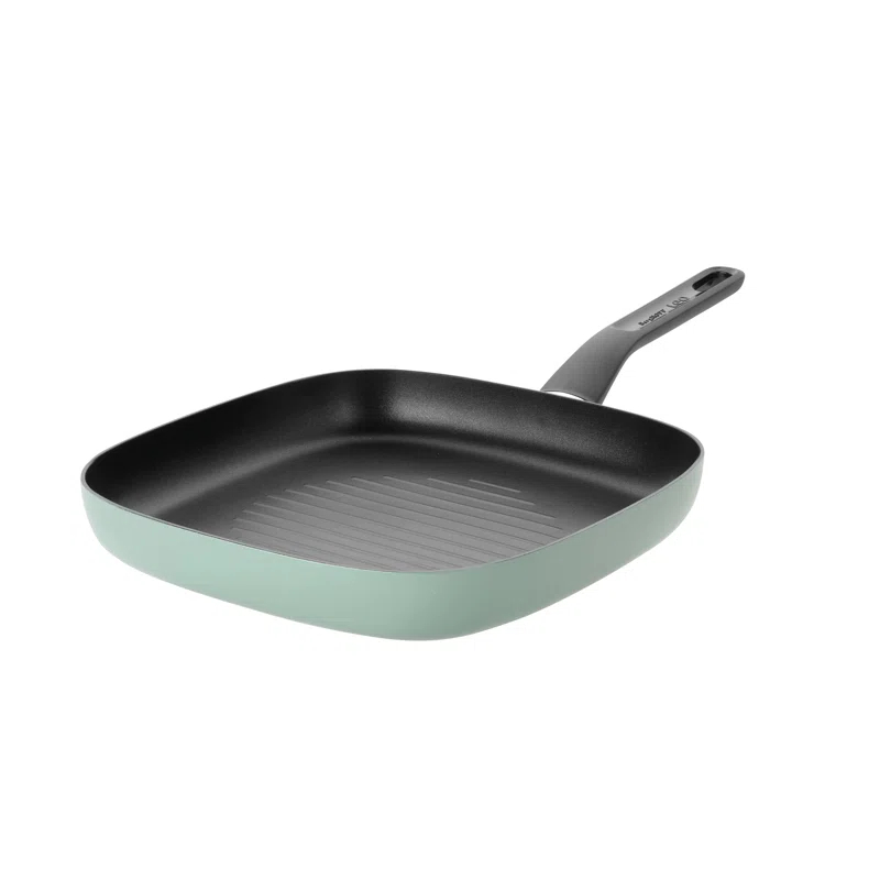 BergHOFF BergHOFF Leo Non-stick Aluminum Grill Pan 10.25", Sage