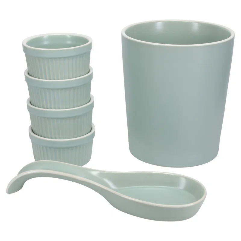 BIA Cordon Bleu BIA Cordon Bleu 6 Piece Countertop Accessory Set Tempo Onyx
