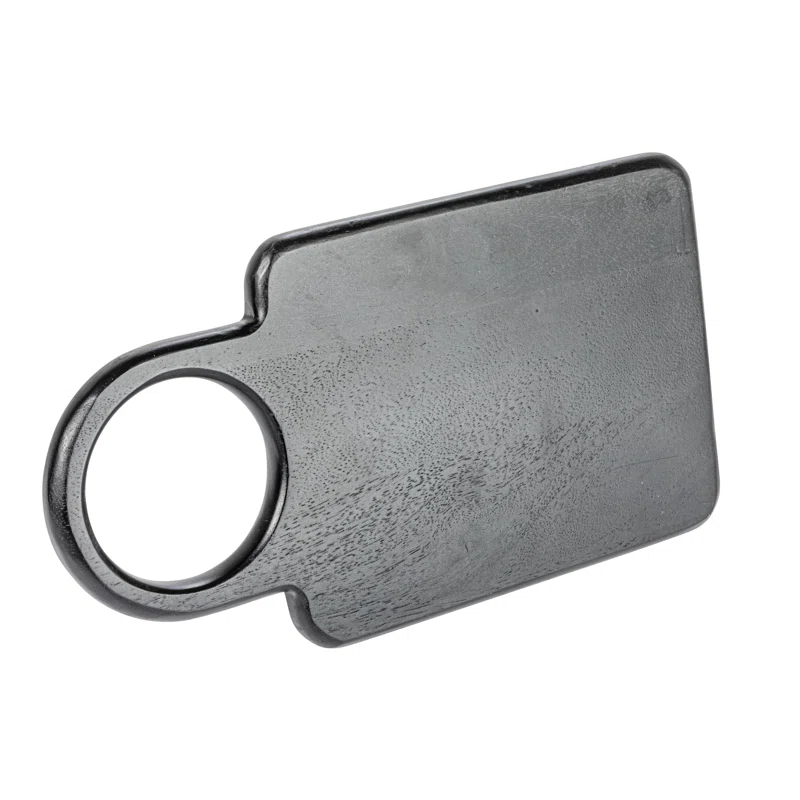 Creative Co-Op Mango Wood Cutting Board with Round Handle