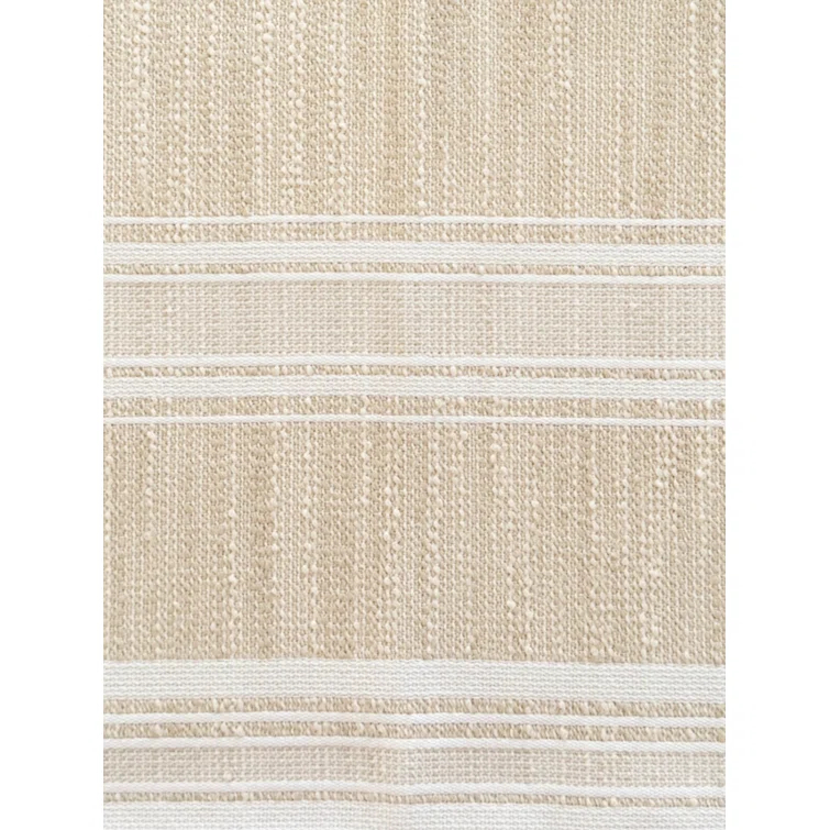 Anaya Beach Club Stripe Indigo Indoor Outdoor Table Runner