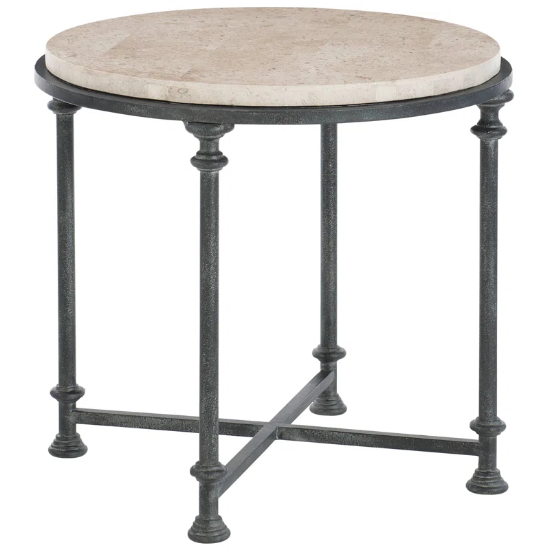 Bernhardt Galesbury Stone Top End Table