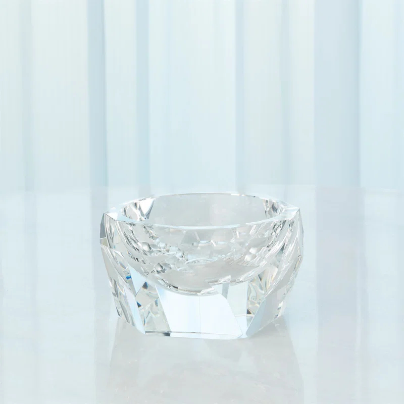 Multi Facet Crystal Bowl