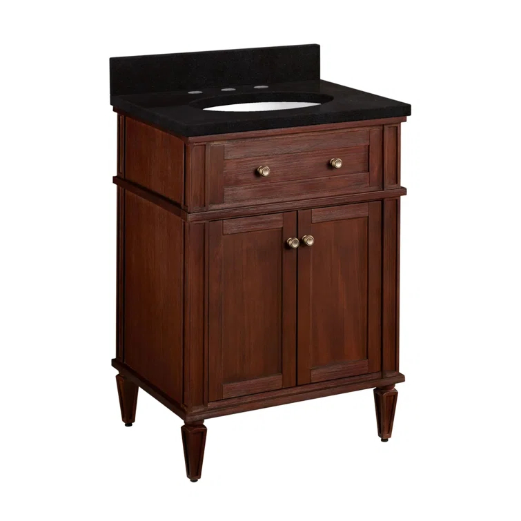 Signature Hardware 24" Elmdale Single Bathroom Vanity Set with Oval Undermount Sink