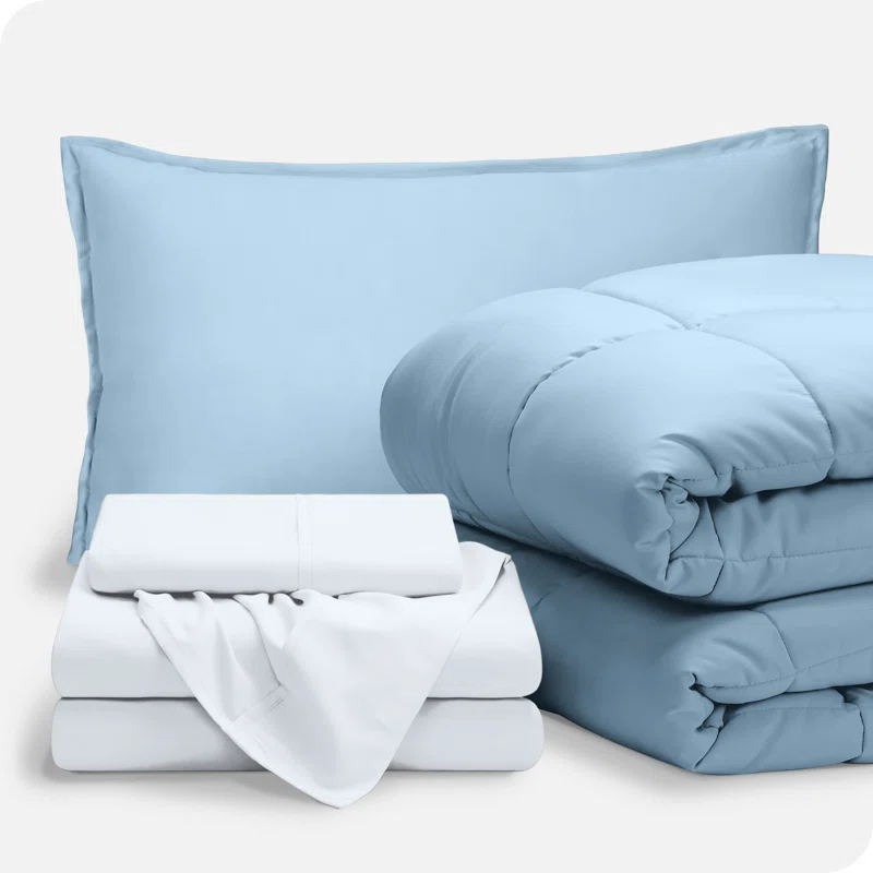 Bare Home 1800 Premium Microfiber Bed-In-A-Bag