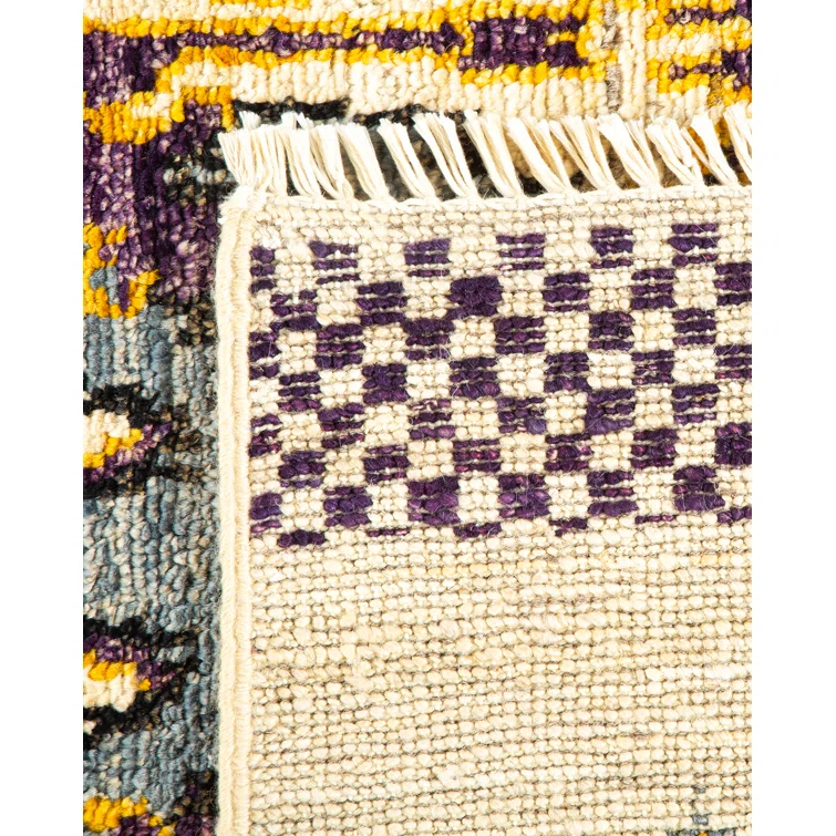 Isabelline One-of-a-Kind 4' 0" X 6' 3" 2010s Wool Area Rug in Ivory